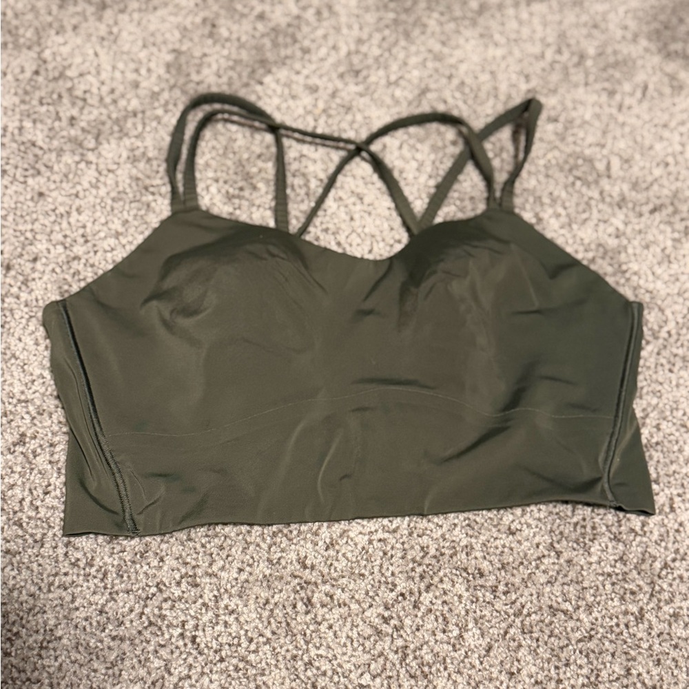 Lululemon Olive Green Like A Cloud Bra